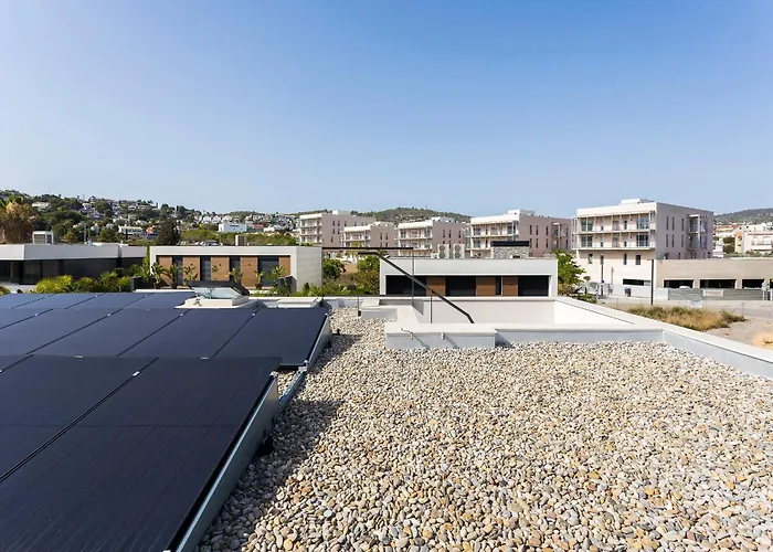 Al Fresco Center And 10 Minutes Walk From Amaizing Design New And New Urbanization Villa Sitges